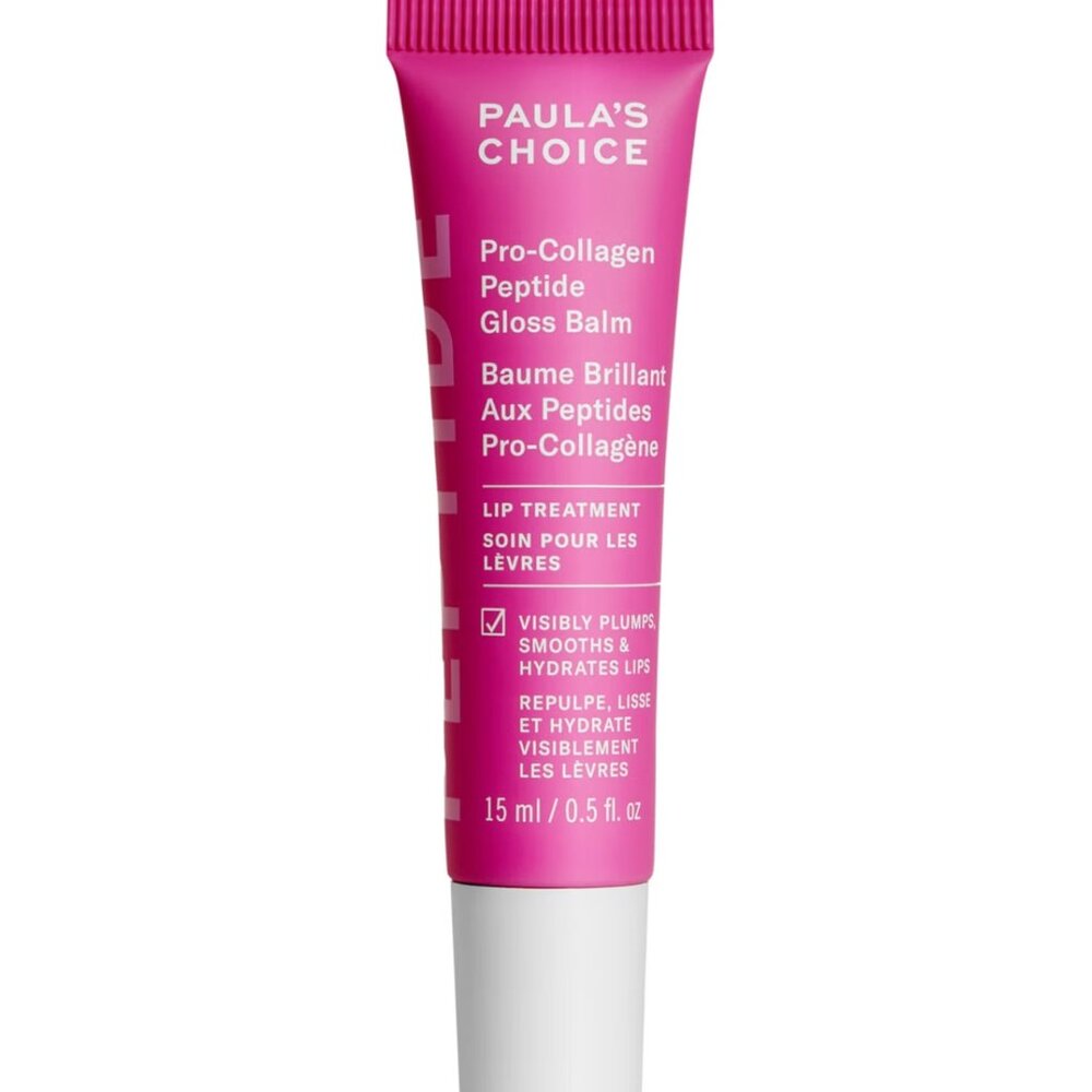 Paula’s Choice Pro-Collagen Peptide Lip Gloss Balm Sheer Pink 0.5 oz Plumping - Picture 2 of 4